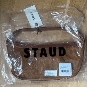 NWT STAUD Suede Bag